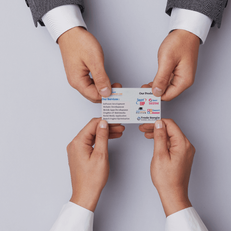 Smart NFC Card - step of Smart NFC business card process